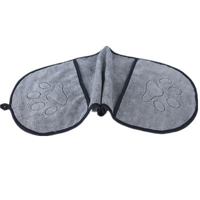 Ultra-Absorbent Microfiber Pet Bath Towel for Dogs and Cats
