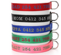 Dog Collar with Anti-Loss and Embroidered Design